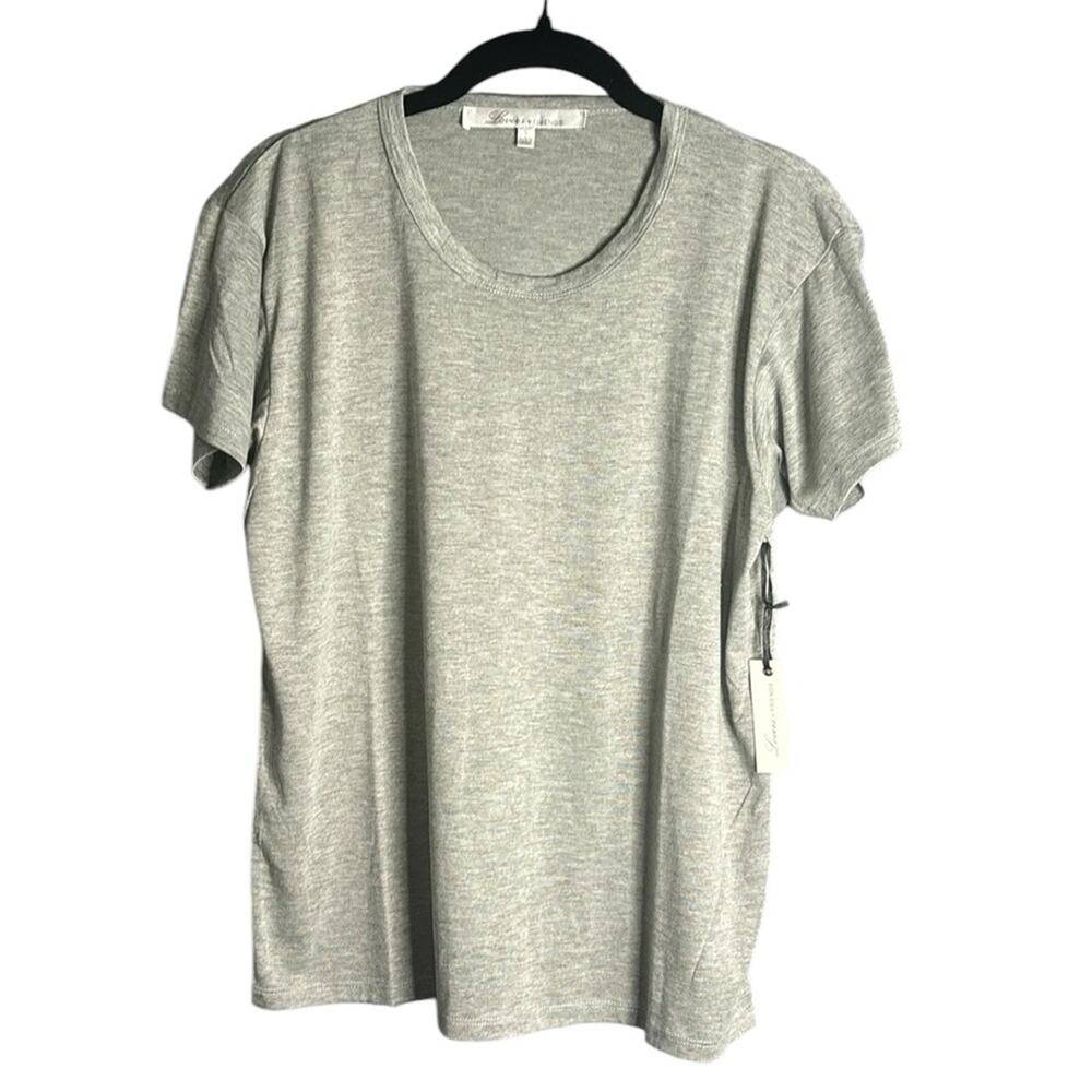 Friends & Lovers Gray Short Sleeve Classic Tee Small